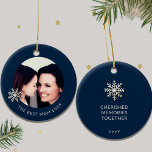 Beste Mam Ooit Foto Ornament<br><div class="desc">Omarm de gewaardeerde momenten die een moeder en een dochtertje delen met ons "Best Mom Ever" Photo Ornament. De voorkant toont een hartverwarmende foto die hun speciale band vastlegt en liefde en vreugde uitstraalt, terwijl het sentiment "Beste mama ooit" haar rol elegant viert. Op de achterkant omhult "Cherished Memories Together"...</div>