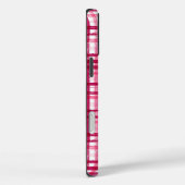 Beste mam ooit foto schattig modern rood roze patr Case-Mate iPhone case (Achterkant / Rechts)