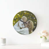 Beste mam ooit fotocollage Creëer uw eigen Grote Klok (Huis)
