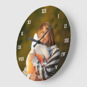 Beste mam ooit fotocollage Creëer uw eigen Grote Klok (Hoek)