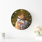 Beste mam ooit fotocollage Creëer uw eigen Grote Klok (Huis)