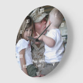 Beste mam ooit fotocollage Creëer uw eigen Grote Klok (Hoek)