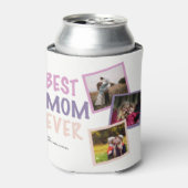 Beste Mam Ooit Fotocollage Gepersonaliseerde Paste Blikjeskoeler (Blikje Voorkant)