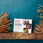 Beste Mam Ooit Fotocollage Gepersonaliseerde Paste Fotoplaat (Zijkant)