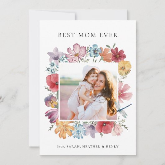 Beste Mam-ooit-fotokaart Kaart (Voorkant)