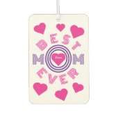 Beste mam ooit gepersonaliseerd luchtverfrisser (Voorkant)