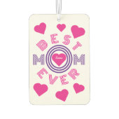 Beste mam ooit gepersonaliseerd luchtverfrisser (Achterkant)