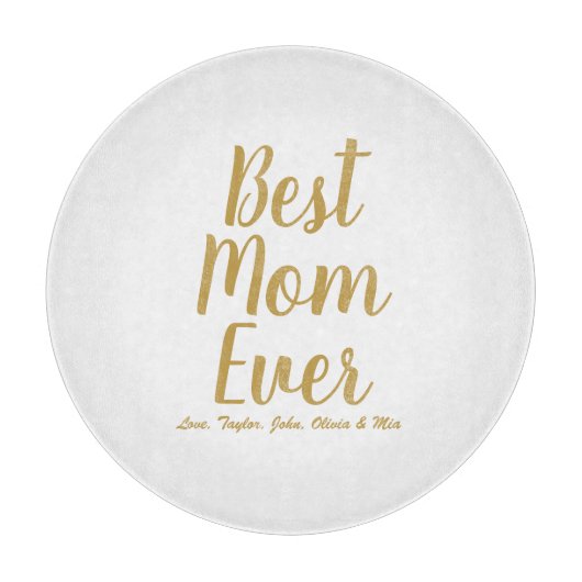 Beste mam ooit gepersonaliseerde tekst van het dou snijplank (Voorkant)