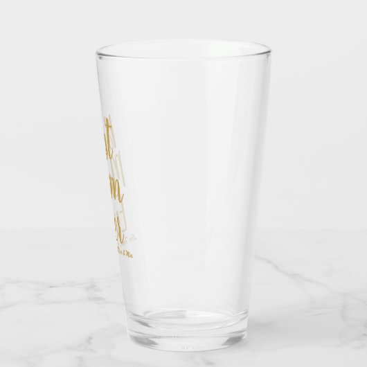 Beste mam ooit goud aangepast script gepersonalise glas (Links)