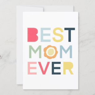 Beste Mam Ooit Kaart Moederdag Moeders Verjaardags