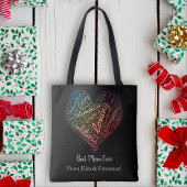 Beste Mam Ooit Kinder Namen Kleurrijke Moederdag Tote Bag