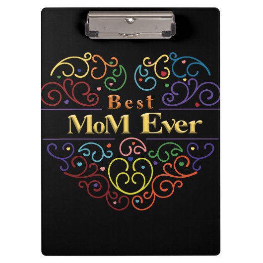 Beste mam ooit kleuren klembord (Voorkant)