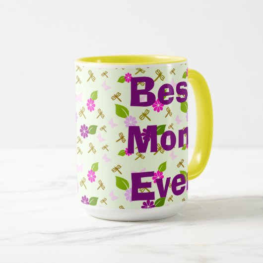 Beste Mam Ooit Koffie Mok Moederdag Gift Idee (Voorkant rechts)