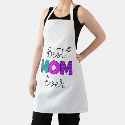 Beste Mam Ooit Leuke Typografie Schort (Insitu)