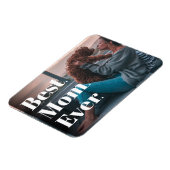 Beste mam ooit Modern Aangepast Magneet (Linkerzijde)