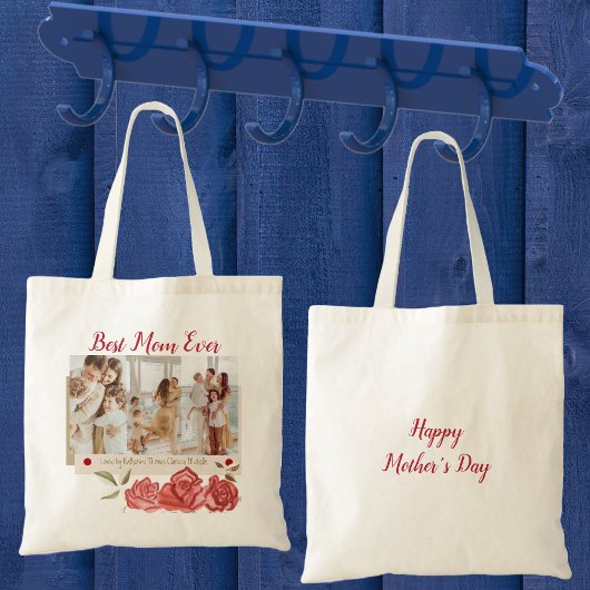 Beste Mam Ooit Moderne Typografie Gelukkige Moeder Tote Bag