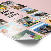 Beste MAM ooit Moeder Verjaardagscadeau Foto Afdruk (Hoek)