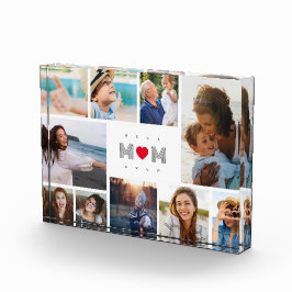 Beste mam ooit Moederdag 10 Foto's collage