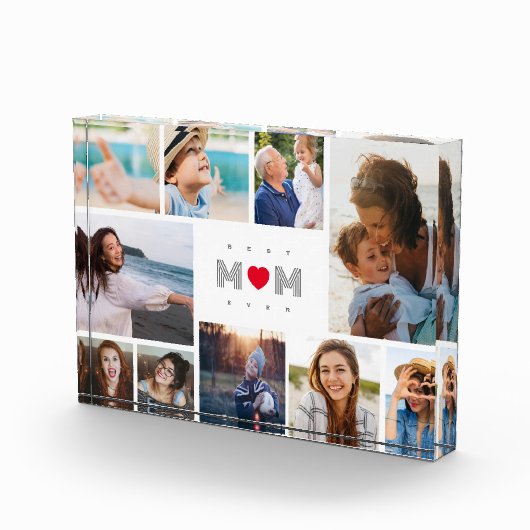 Beste mam ooit Moederdag 10 Foto's collage (Rechts)