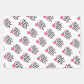 Beste mam ooit Moederdag die papierbladen verpakt Inpakpapier Vel (Voorkant 3)