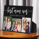 Beste Mam Ooit - Moederdag Fotocollage Fotoplaat<br><div class="desc">Vier je moeder met de "Best Mom Ever" Moederdag Photo Collage Plaque. Deze gepersonaliseerde plaquette heeft een prachtig gerangschikte collage van gekoesterde foto's, het vastleggen van speciale momenten en herinneringen. De oprechte boodschap "Beste Mam Ooit" voegt een liefdevolle touch toe. Gemaakt van hoogwaardige materialen met een strakke afwerking, het is...</div>