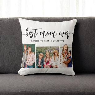 Beste Mam Ooit - Moederdag Fotocollage Kussen