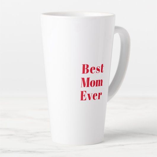 Beste Mam Ooit, Moederdag verjaardagscadeau kerami Latte Mok (Rechterhoek)