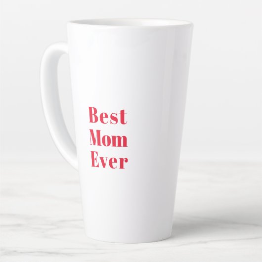 Beste Mam Ooit, Moederdag verjaardagscadeau kerami Latte Mok (Linkerhoek)