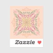 Beste mam ooit naadloze, op maat gesneden vinylSti Sticker (Vel)