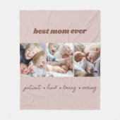Beste mam ooit op maat fleece deken (Voorkant)