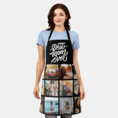 Beste mam ooit Persoonlijk 12 Foto Collage Black Schort (Gedragen)