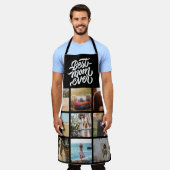 Beste mam ooit Persoonlijk 12 Foto Collage Black Schort (Gedragen)