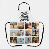 Beste mam ooit persoonlijke 12 fotocollage schort (Voorkant)