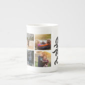 Beste mam ooit persoonlijke 6 Foto-collage Porselein Kop (Voorkant)