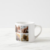 Beste mam ooit persoonlijke foto-collage espresso kop (Rechts)