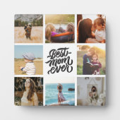 Beste mam ooit persoonlijke foto-collage fotoplaat (Voorkant)