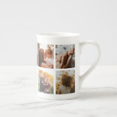 Beste mam ooit persoonlijke foto-collage porselein kop (Rechts)