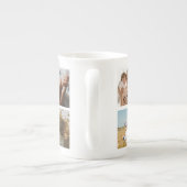 Beste mam ooit persoonlijke foto-collage porselein kop (Achterkant)