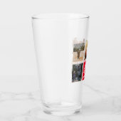 Beste mam ooit persoonlijke foto Collage Red Glas (Rechts)