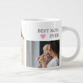 Beste mam ooit persoonlijke foto-Mok Grote Koffiekop (Rechts)