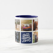 Beste mam ooit persoonlijke foto's Collage Navy Bl Mok (Midden)