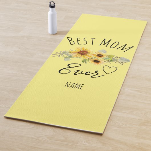 Beste mam ooit, persoonlijke Moederdag Gift Yogamat (In situ)