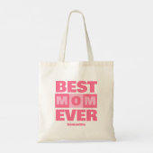 Beste mam ooit - Persoonlijke naam Tote Bag (Achterkant)