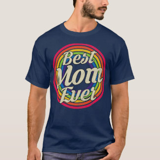 Beste mam ooit regenboogvlinderstijl t-shirt
