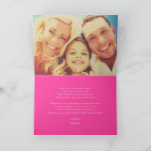 Beste Mam ooit roze Vette borstelscript Moderne fo Kaart (Binnen)