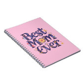 Beste Mam Ooit Schattige Bloemen Moederdag Notitieboek (Rechterzijde)
