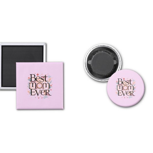 Beste Mam Ooit Schattige Modern Moeder Magneet