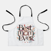 Beste Mam Ooit Schattige Modern Moeder Schort (Voorkant)