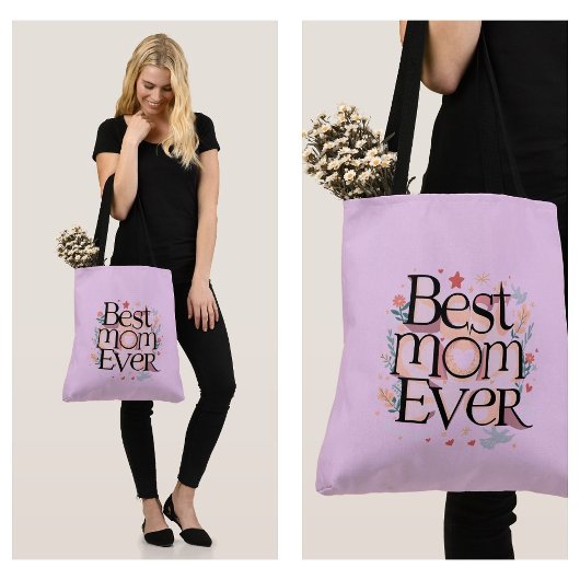 Beste Mam Ooit Schattige Modern Moeder Tote Bag