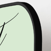 Beste Mam Ooit Trendy One Line Moederschap baby Pickleball Paddle (Links Detail)